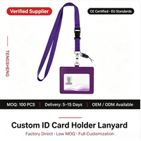 Tali ID Warna-warni Berkualitas Tinggi dan Tahan Lama dengan Klip Yo-yo yang Serasi, Retractable Heavy Duty dengan Kotak Kartu yang Dapat Ditutup Kembali untuk Pertukaran