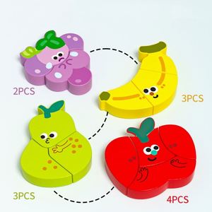 Rompecabezas de Madera con Animales para Niños y Niñas en Edad Preescolar, Juego Educativo Creativo 2025 - Product Image 4