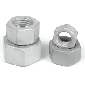 Ukuran disesuaikan M20 M22 M24 M27 M30 M36 M39 M42 M45 M48 M52 A563 DIN 934 Hot Dip galvanis kacang Hex HDG mur segi enam - Product Image 3