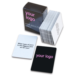 Divertido beber borracho juego de cartas impresión hombre <span class=keywords><strong>mujer</strong></span> adultos fiestas al aire libre juego de cartas personalizado - Product Image 2