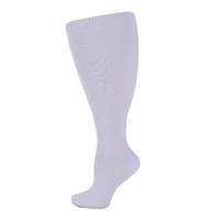 Vente en gros de chaussettes haute compression au genou pour femmes hommes grande taille Fun 20-30mmhg Extra large mollet Sports Circulation Chaussettes 20-30mmhg