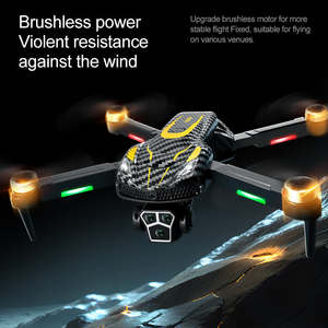 Nouveau drone pliable S17 PRO avec double caméra 4K, moteur brushless, WiFi FPV, évitement d'obstacles, flux optique, 4e génération, convivial pour les débutants, flip 3D - Product Image 4