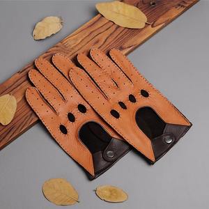 <span class=keywords><strong>Gants</strong></span> de conduite en cuir de chèvre, de mouton et de daim pour hommes et femmes, style rétro vintage, pour <span class=keywords><strong>moto</strong></span> et <span class=keywords><strong>hiver</strong></span>, mode - Product Image 3