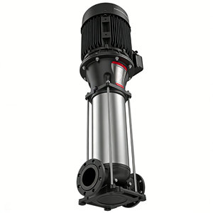 Grundfos Cr Vertical Multistage <b>Pump</b> 0.1 10 Bar Flange Connection Clear <b>Water</b> <b>Electric</b> Three Phase Motor - Product Image 2