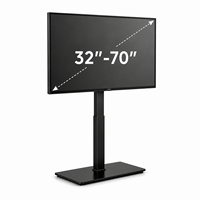 Soporte de TV Eléctrico Universal Giratorio para Televisores de 32'' a 70'', Soporta 132 Libras, Columna de Acero Resistente para VESA 100x100mm a 600x400mm