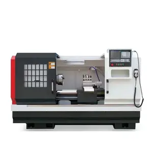 Mesin bubut murah Ck6150 ranjang Integral rel keras CNC putar, tempat tidur datar Horizontal, bubut CNC