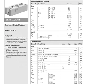 New & Bảo hành ban đầu 1 năm skkh162/16e Thyristor / <span class=keywords><strong>Diode</strong></span> Module - Product Image 4