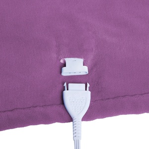 <span class=keywords><strong>Couverture</strong></span> <span class=keywords><strong>chauffante</strong></span> électrique en flanelle ultra douce de haute qualité, portable et chaude pour l'hiver, certifiée CE, pour <span class=keywords><strong>lit</strong></span> King Size - Product Image 3