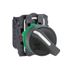 XB5AD25C Comme un sélecteur à 2 positions à verrouillage, il est utilisé pour changer les modes de circuit de commande et maintenir l'état actuel. - Product Image 1
