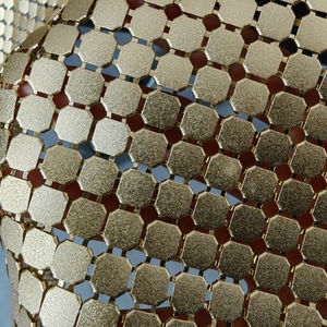 High Shine Aluminum Glitter Wire Mesh Decorative Metal Mesh for Ceiling & Wall Curtain - Product Image 1