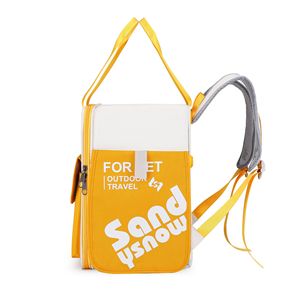 Tüm sezon evrensel geniş alan köpek aksesuarları dışarı çıkmak için taşınabilir kedi çantası evcil hayvan sırt çantası - Product Image 6
