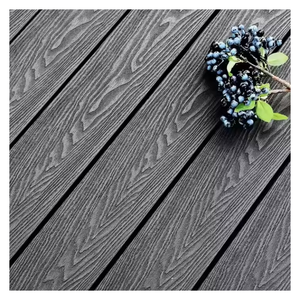 Plancher en composite bois-plastique imperméable de style européen pour terrasse extérieure, antidérapant - Product Image 5