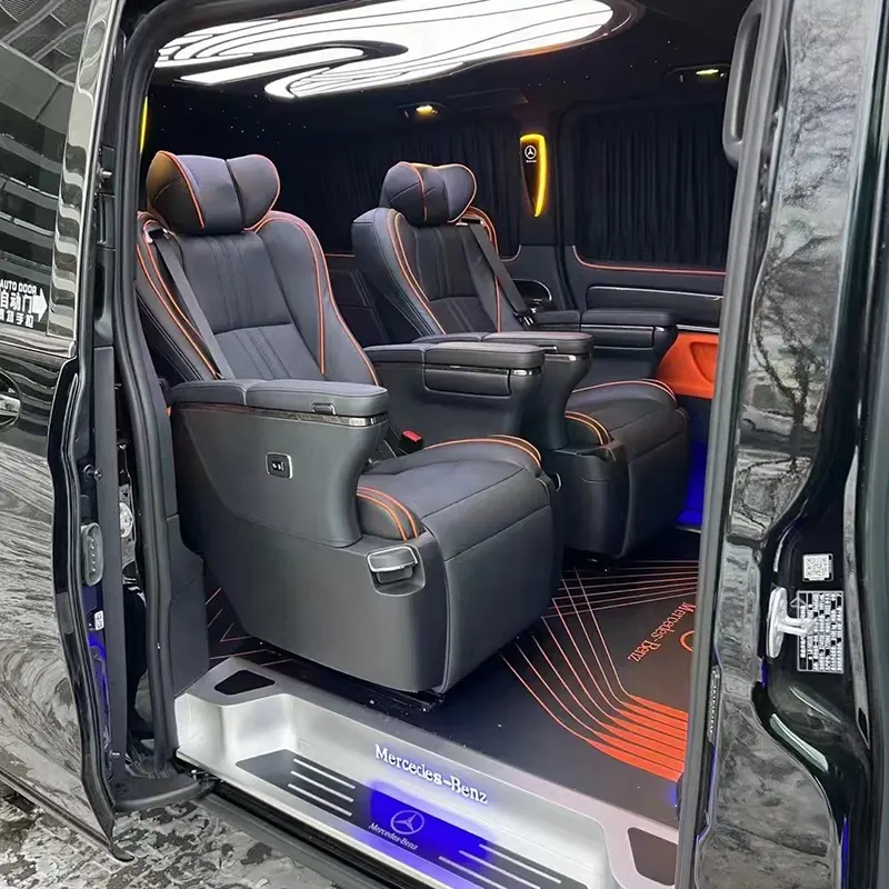 Custom Luxe Auto Seat Elektrische Lederen Rv Mpv Suv Camper Vito Sprinter Vip Van Stoel Voor Sprinter Bestelwagen