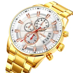 Orologio lusso uomo # сплав унисекс американские спортивные часы кварцевые тонкие золотые часы