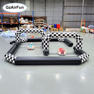 Pista <span class=keywords><strong>de</strong></span> Carreras <span class=keywords><strong>de</strong></span> Karts Inflable Personalizada, Barrera Portátil <span class=keywords><strong>para</strong></span> Autos <span class=keywords><strong>de</strong></span> Choque <span class=keywords><strong>para</strong></span> Fiestas y Eventos al Aire Libre - Product Image 3