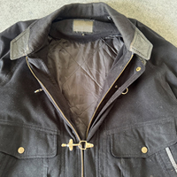 Vente en gros de vestes d'université vierges vestes de moto vestes de moto pour hommes Boxy Fit personnalisé boucle de pompier avec fermoir fermeture