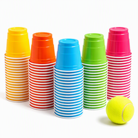 Grosir Massal 2oz Mini Gelas Plastik PS Sekali Pakai untuk Minuman, Gelas Tasting Keras dengan Logo Kustom untuk Penggunaan Rumah Tangga, Pesta, dan Bar