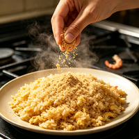 Poudre de crevettes jaunes de qualité alimentaire en vrac pour soupes et transformation alimentaire