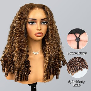 Parrucca Frontale in Pizzo HD Pre-Pizzicata ISEE, 100% Capelli Umani Vergini Vietnamiti, Parrucche Frontali Senza Colla per Donne - Product Image 5