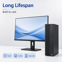 Zhaoxin KX U6780A 8 Core 2.7GHz Desktop Kantor yang Dapat Disesuaikan 16GB RAM 512GB NVME SSD 8L Casing Kompak Paket Lengkap Monitor