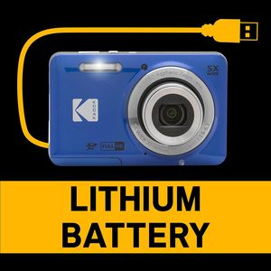 Cámara Digital <span class=keywords><strong>KODAK</strong></span> <span class=keywords><strong>PIXPRO</strong></span> FZ55-BL de 16MP, Zoom Óptico 5X, Gran Angular de 28mm, Video Full HD 1080P, Sensor CMOS, Tarjeta SD, Batería de Litio - Product Image 6