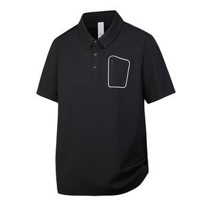 Camisetas Polo de Golf de Manga Corta Personalizadas en Stock para Hombre, de Secado Rápido, Transpirables, de Nailon, con Bolsillo en el Pecho con Cremallera - Product Image 1