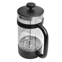 Presse à café manuel Portable, ml, en acier inoxydable, couleur argent, brillante, filtre, cafetière, presse française