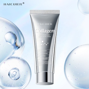 โคลลาเจนออร์แกนิคผสมออกซิเจน โคลนพอกหน้าเพื่อผิวกระจ่างใส พร้อมที่ขูด ใช้ง่าย ล้างออกง่าย ขนาดพกพา เหมาะสำหรับทุกสภาพผิว - Product Image 4