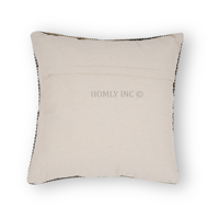 Housse de coussin carrée bohème bio personnalisée, taillée sur mesure, 50x50 cm, en coton naturel tissé à la main, pour la maison et l'hôtel