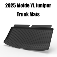 4 tapis de sol pour Tesla Model YL Juniper 2025, toutes saisons, TPE, accessoires intérieurs de voiture