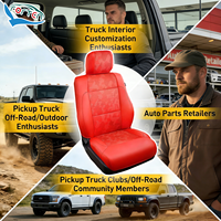 Housses de siège modifiées pour Toyota Tundra SR SR5 2022-2026, housses de siège en cuir de luxe personnalisées, ensemble complet, housse de siège de voiture Tundra