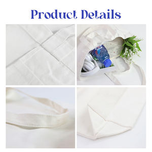 Gahumi Sac fourre-tout en toile personnalisé de haute qualité Sac à provisions vierge à bas prix avec poche pour usage personnel Vente en gros - Product Image 3