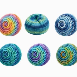 Jouet <span class=keywords><strong>en</strong></span> peluche tricoté coloré pour le jeu sensoriel, la pratique du jonglage, la décoration intérieure, idée cadeau, balles <span class=keywords><strong>en</strong></span> crochet <span class=keywords><strong>arc</strong></span>-<span class=keywords><strong>en</strong></span>-<span class=keywords><strong>ciel</strong></span> faites à la main, vente <span class=keywords><strong>en</strong></span> gros - Product Image 5
