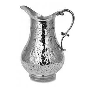 Carafe en cuivre en Relief de Style Ottoman pour Service de boissons, couleur oxyde Surahi - Product Image 6