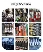 KAIMA spidol kabel PVC Multi ukuran opsional Marker ID tabung tahan aus kawat PVC Label penanda kompatibel