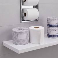 Rouleau de papier toilette doux personnalisé gaufré - Matériau en pâte recyclée - Fabricant économique
