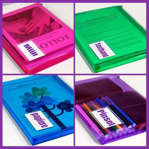 Hot Sale 3D <b>A4</b> Expandable <b>File</b> Folder Binder PP Document Pouch Office & School <b>File</b> Bag With Zippered and Labeled Bag - Product Image 3