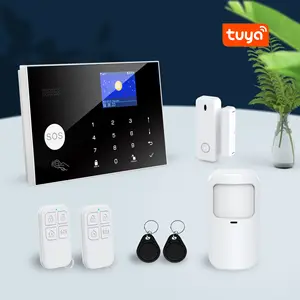 Smart Home Automation Wifi GSM GPRS House Alarm System Security Kit Tuya App Wireless Security Alarm System