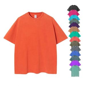 Design High Quality 230 Gsm Blank T-shirt Customized Cotton Printed t Shirts for Men Heavyweight Oversized Men's T-shirt - Product Image 2