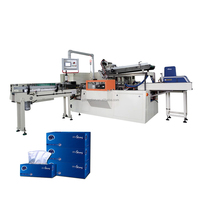 Machine automatique de collage de boîtes en carton, ligne d'emballage de boîtes en carton, machine d'emballage de boîtes en carton