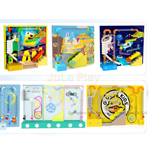 Enfants jeux muraux Jouets mur Fabricant Chine Couleurs claires Jeux muraux interactifs Sensory Kids Indoor Play Center Equipment - Product Image 3