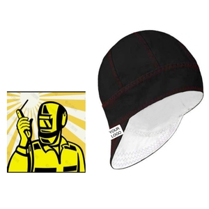 Mũ bảo hộ hàn Deliwear có logo tùy chỉnh, chất liệu vải cotton chống cháy, công nghiệp, 6 tấm, thấm hút mồ hôi, tùy chỉnh - Product Image 3