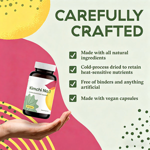 Capsule di Kimchi Fermentato OEM con Probiotici e Batteri Lattici per la Salute Intestinale e il Supporto Immunitario - Product Image 4