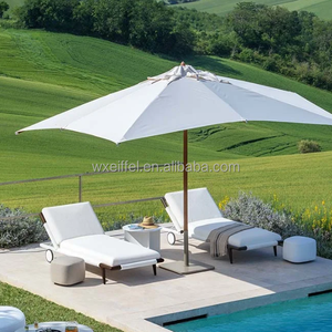 Beach Comfort Resort Loisirs Hôtel Jardin Bois <span class=keywords><strong>de</strong></span> teck PLUS DESIGN Chaise <span class=keywords><strong>de</strong></span> <span class=keywords><strong>piscine</strong></span> Chaise longue extérieure Chaise longue - Product Image 5