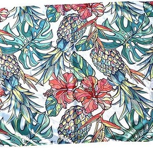 Funda Completa para Asiento de Carro de Golf, Diseño Floral Azul Lago, Felpa, Delantera, para EZ Go, Estilo de Dibujos Animados, para Todas las Estaciones - Product Image 4