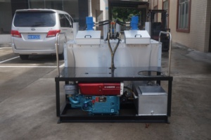 Hand Push Thermoplastic Line Marking Machine, <b>Vibration</b> Style Thermoplastic <b>Vibrating</b> Paint Applicator for Road Runway Highway R - Product Image 5