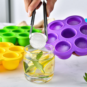 Hot Bán Tái Sử Dụng Vòng 7-<span class=keywords><strong>Ice</strong></span> <span class=keywords><strong>Cube</strong></span> Khay Hình Cầu Silicone <span class=keywords><strong>Ice</strong></span> Ball Khuôn Cho <span class=keywords><strong>Ice</strong></span> Cream Công Cụ - Product Image 6