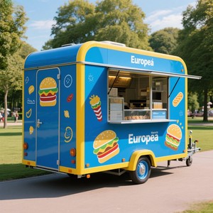 China Coffee Concession Food Trailer Street Food Truck Coffee Fast Food Cart Mobile Mini Hot Dog Cart Ice Cream Truck EE. UU. - Product Image 3