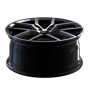 Jantes en alliage forgé noir pour <span class=keywords><strong>Volvo</strong></span> XC60 19x8.5 pouces 5x108 T6061-T6 en aluminium, jantes de voiture pour véhicules de tourisme # JM7289 - Product Image 3