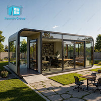 Casa Modular Prefabricada Contemporánea, Contenedor Móvil para Exteriores, Pequeña Cabaña, Hotel Tipo Cápsula